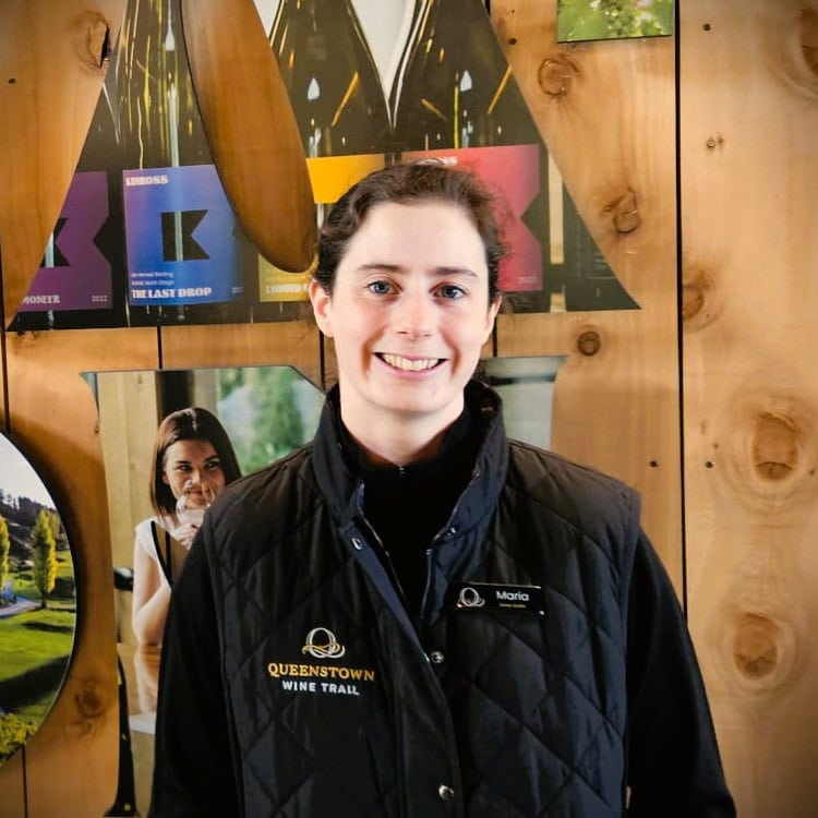 Maria O'Sullivan, WSET Level 3 qualified Wine Guide at Queenstown Wine Trail